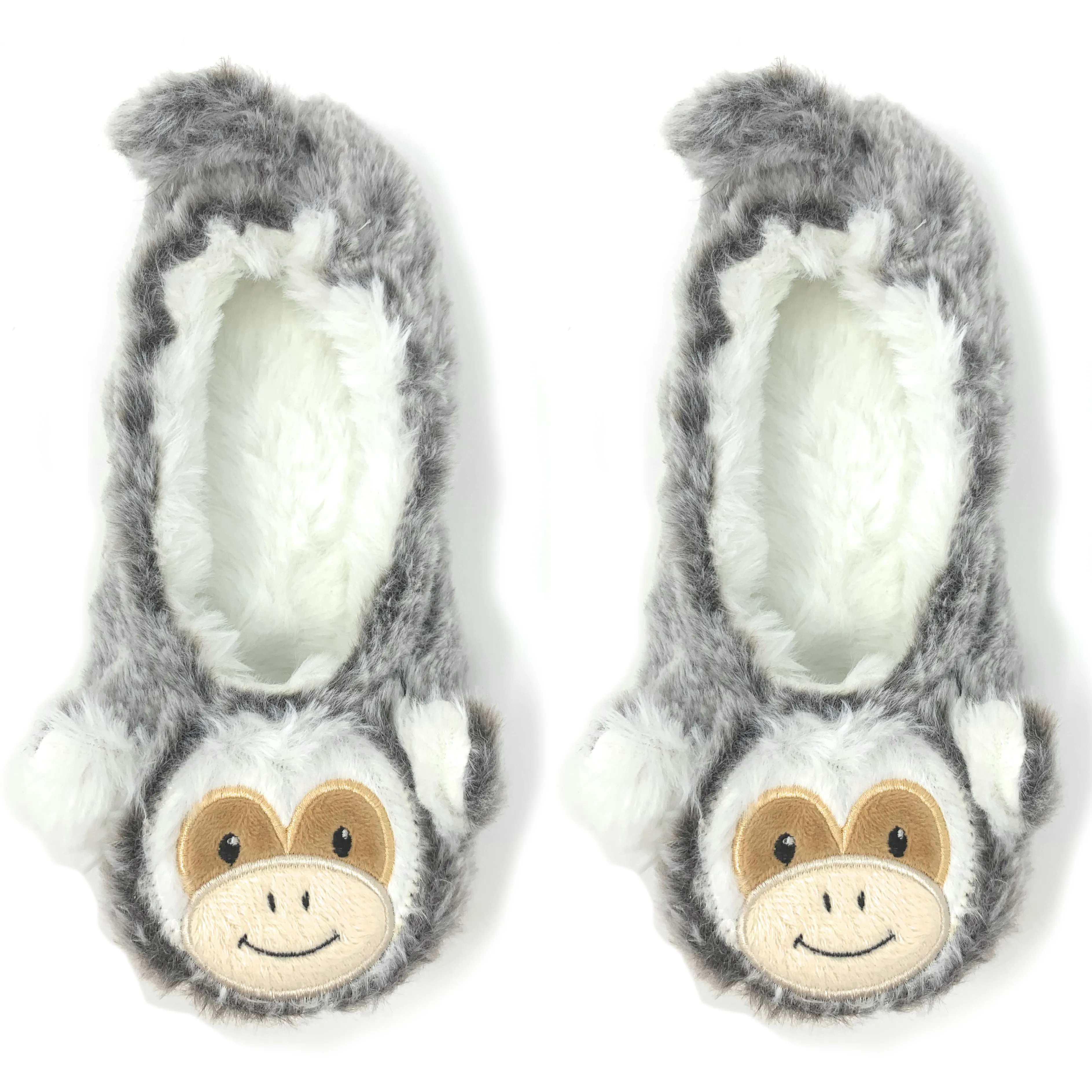 Monkey Around Plush Slippers