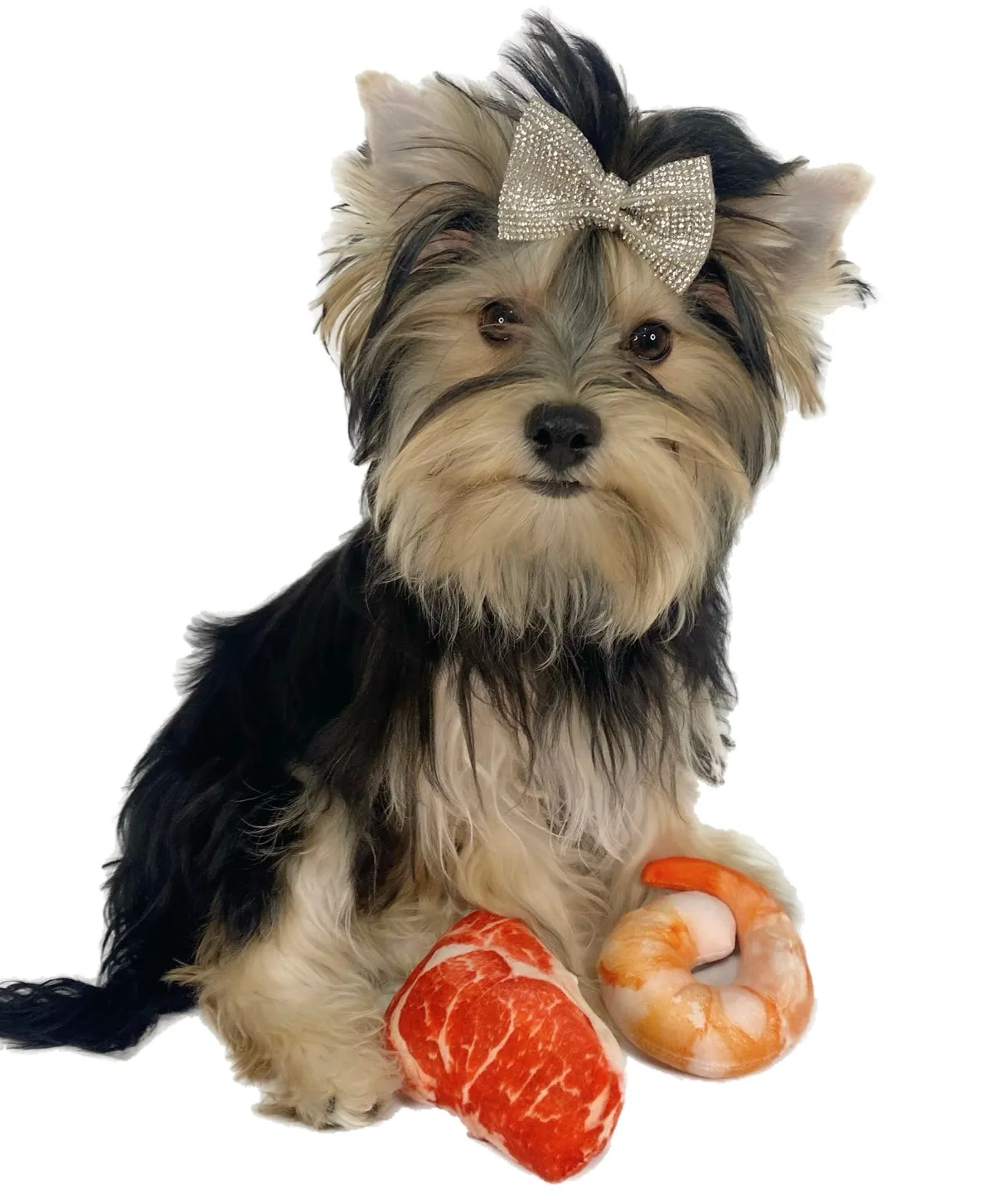 Pawpatu Meat Squeaky Plush Toy