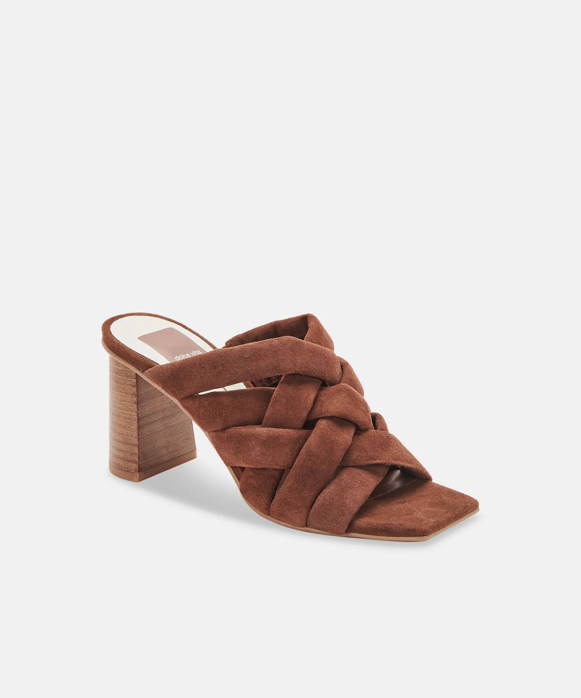 POIRA HEELS ESPRESSO SUEDE re:vita