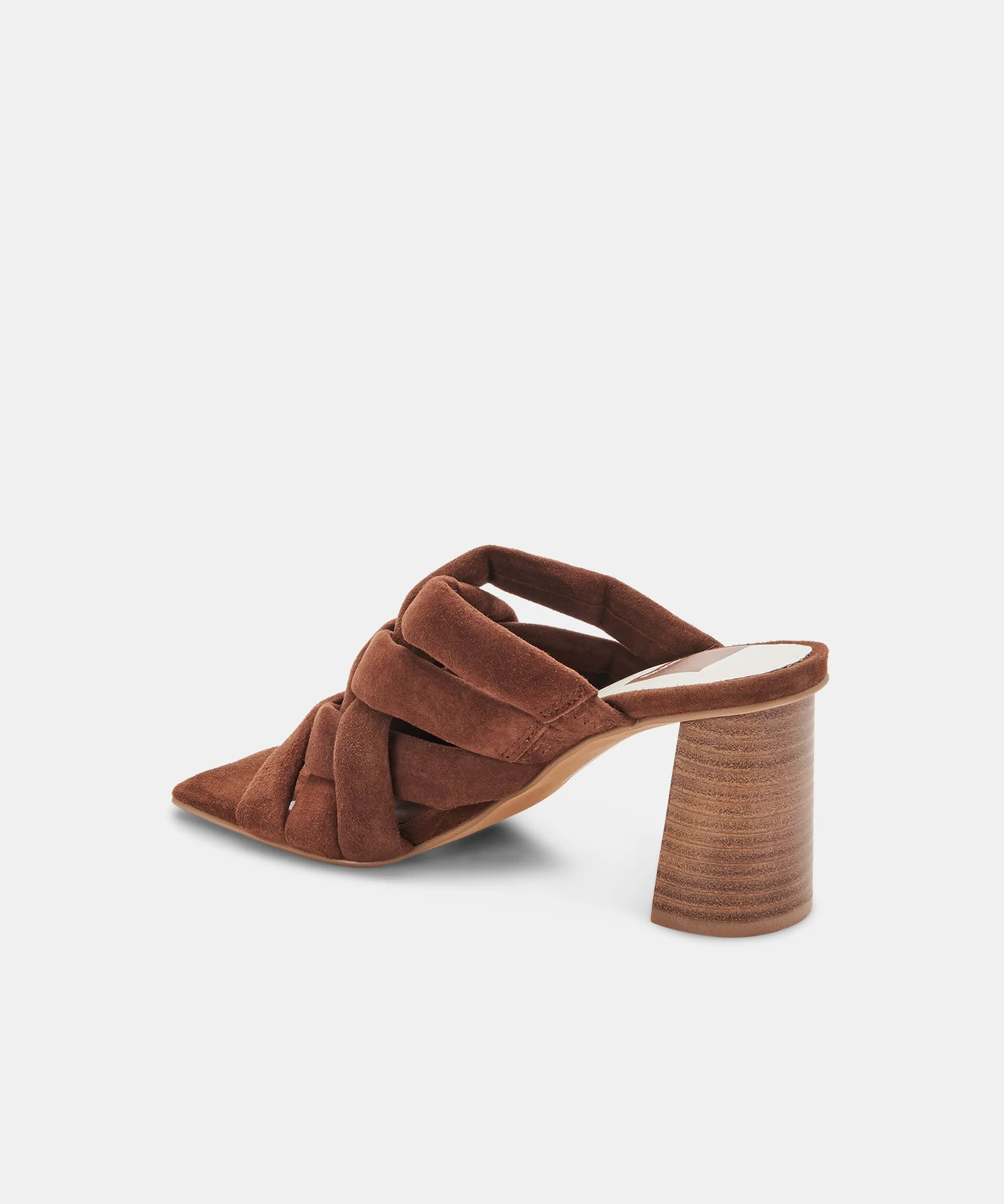 POIRA HEELS ESPRESSO SUEDE re:vita