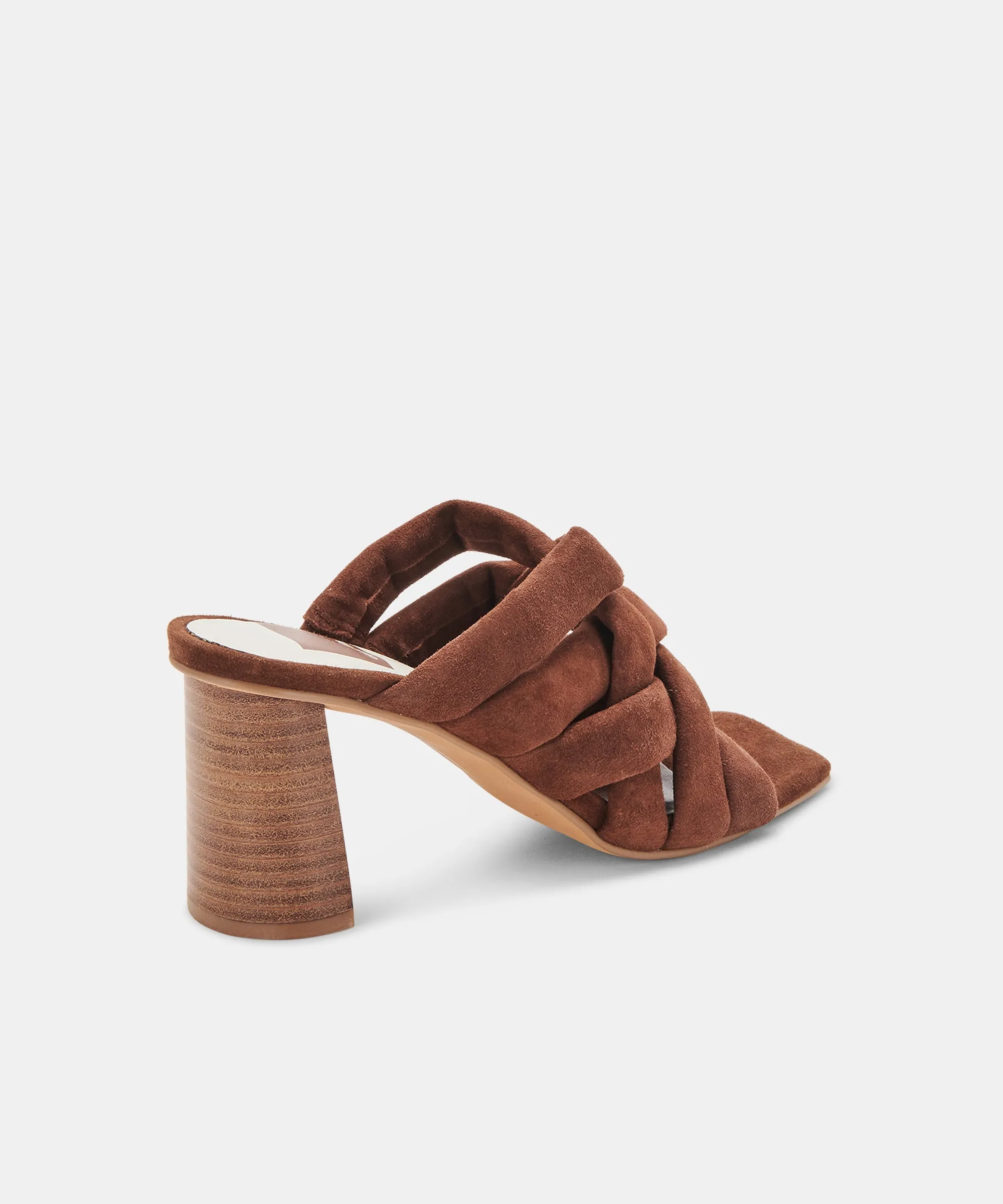 POIRA HEELS ESPRESSO SUEDE re:vita