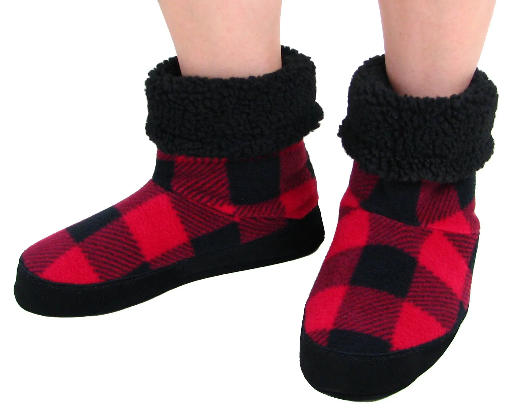 Polar Feet Women's Snugs - Buffalo Plaid