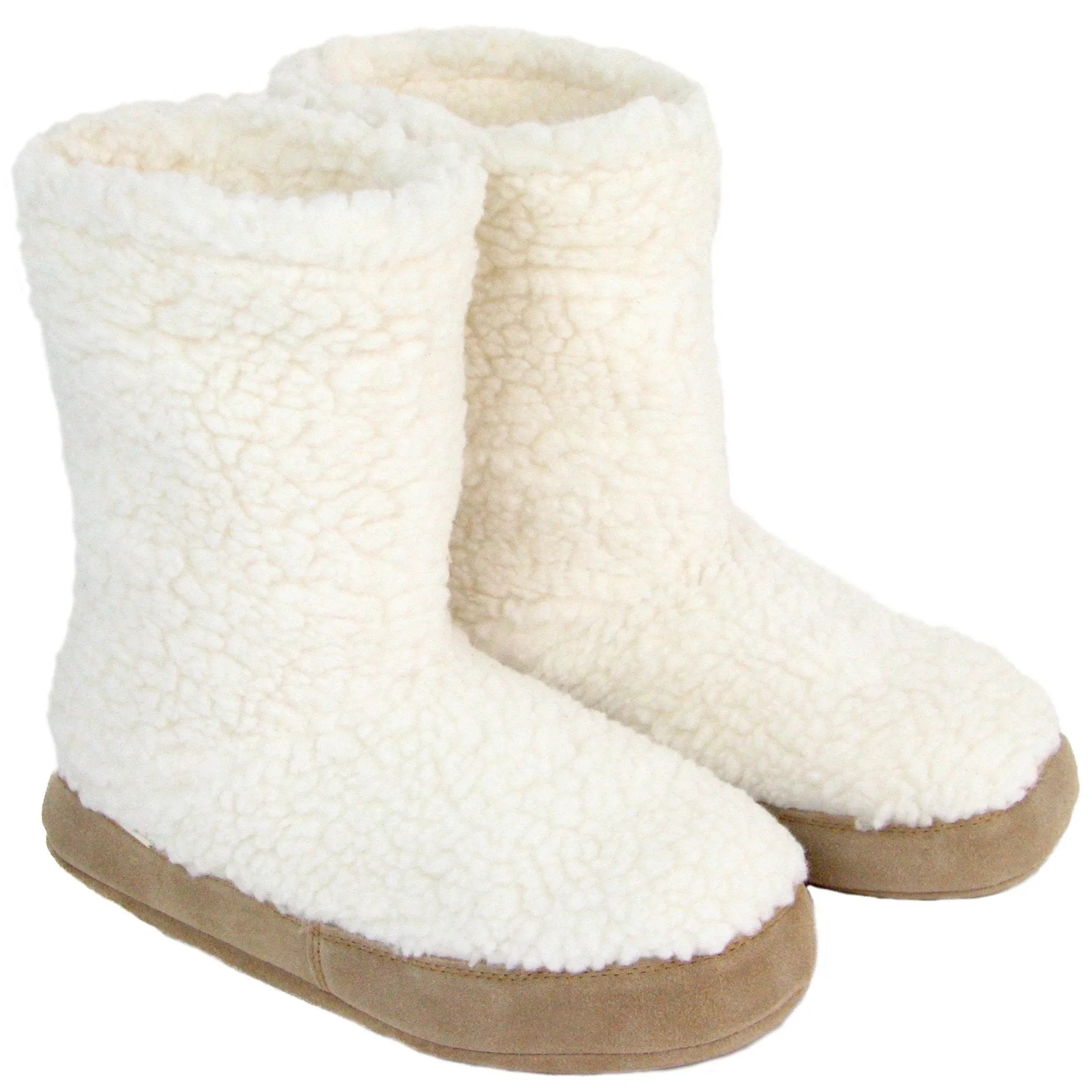 Polar Feet Women's Snugs - Cream Berber