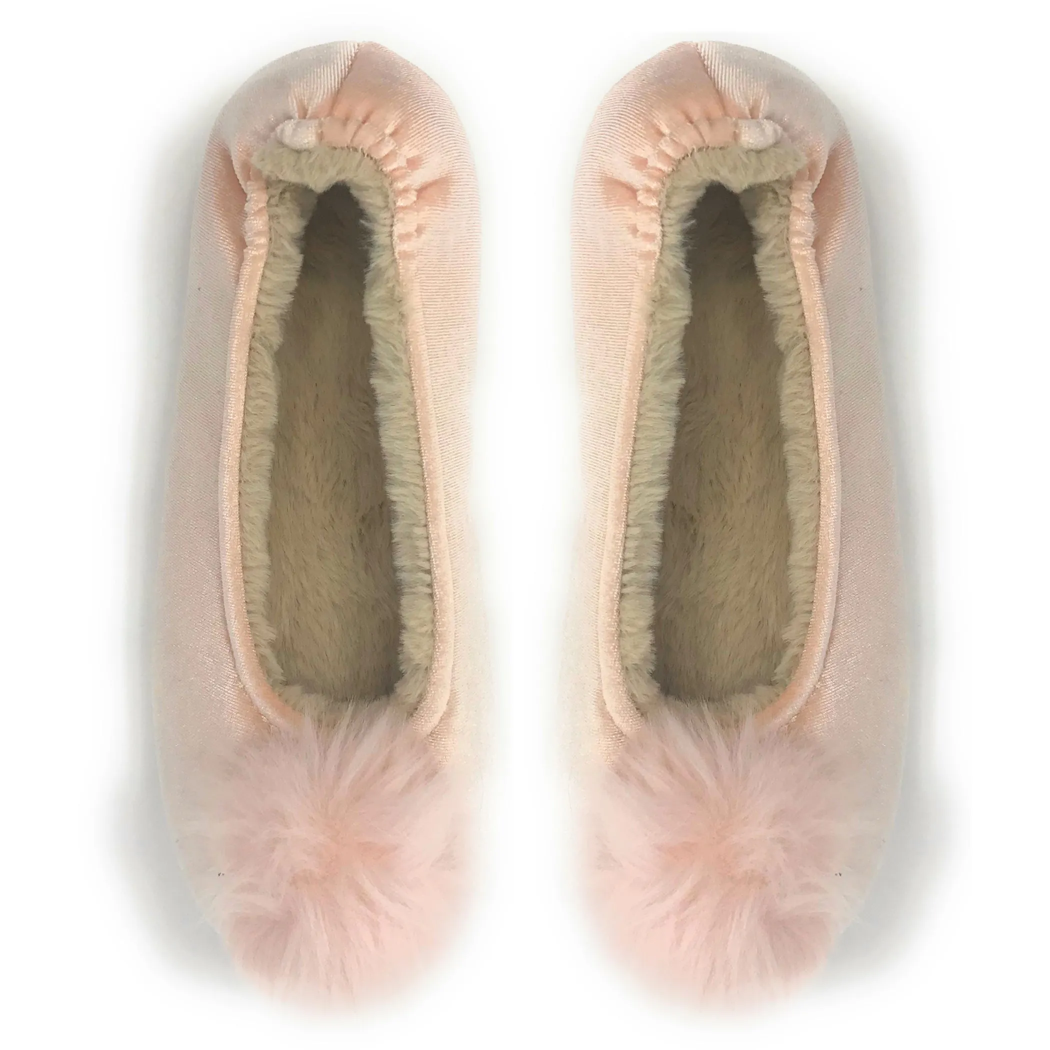 Pom Pom Pink Slippers