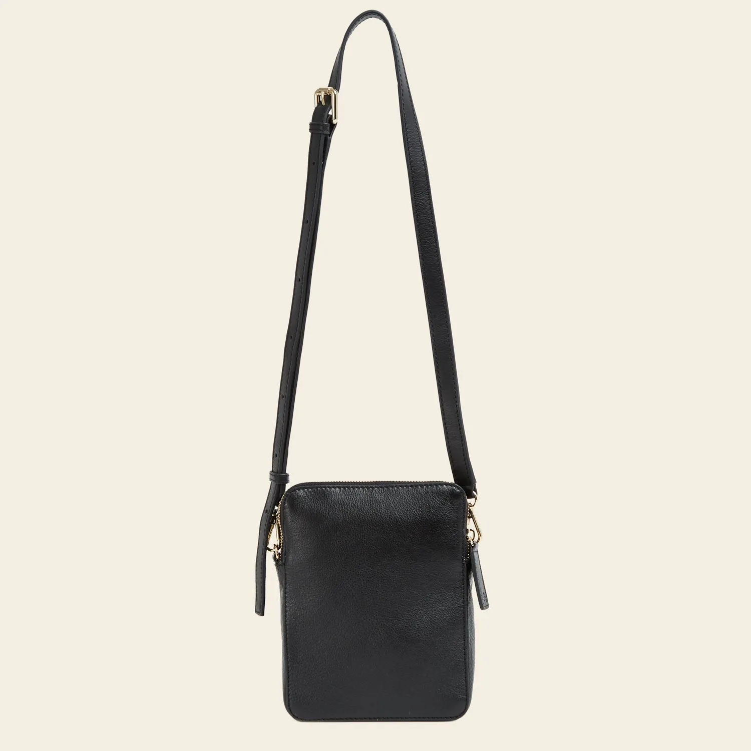 Portia Tall Crossbody - Black Daisy Stem