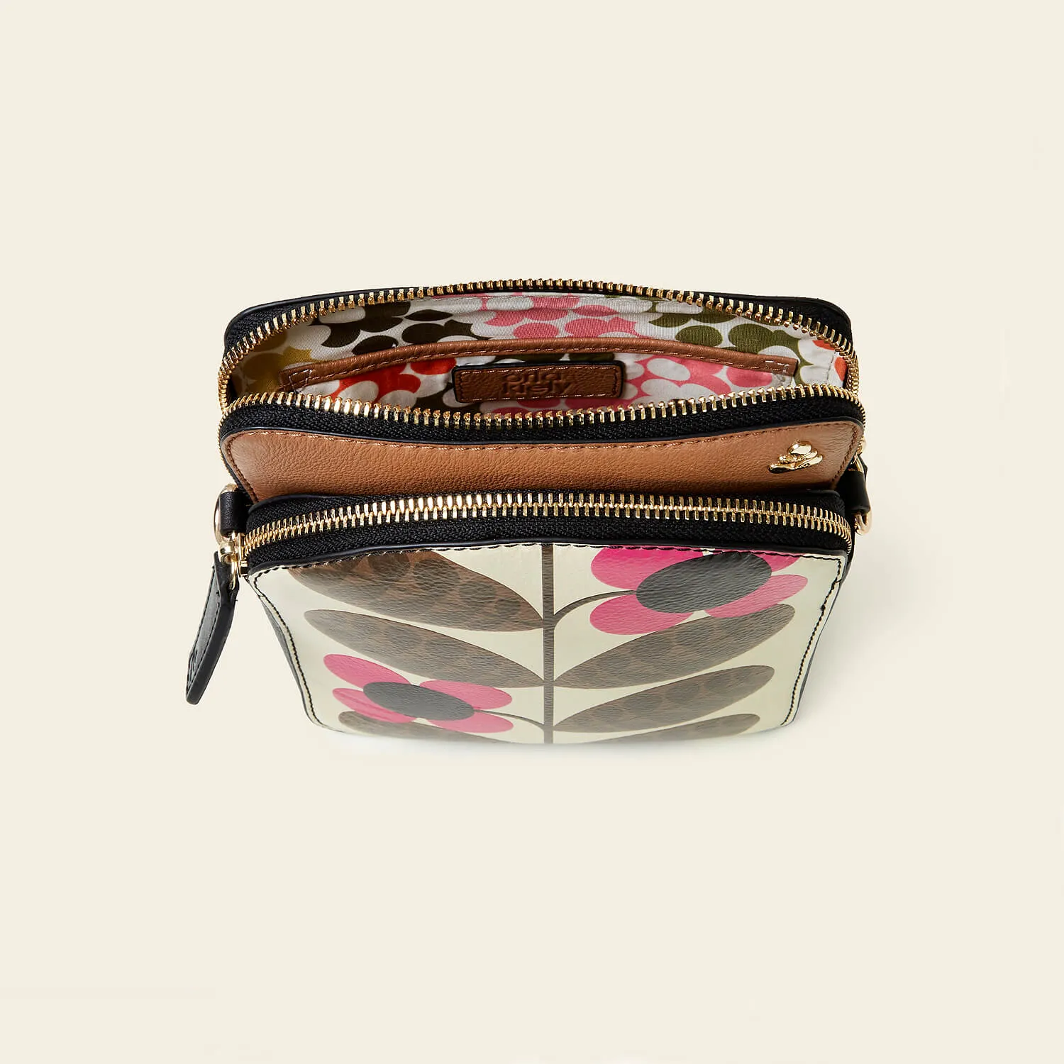 Portia Tall Crossbody - Botanica Bloom Chestnut