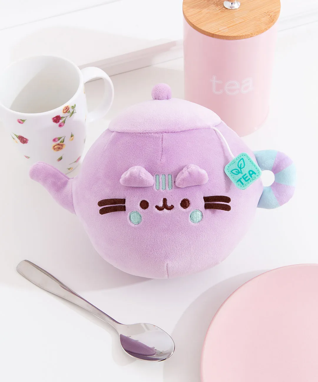 Pusheen's Kitchen Teapot Squisheen Plush