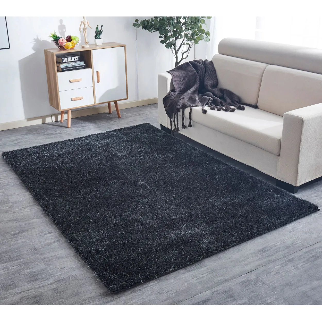 "Fuzzy Shaggy" Hand Tufted Area Rug