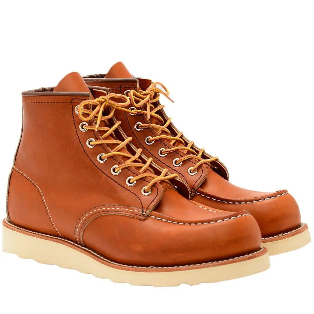 Red Wing 0875 Heritage Work Moc Toe Boot - Light Brown