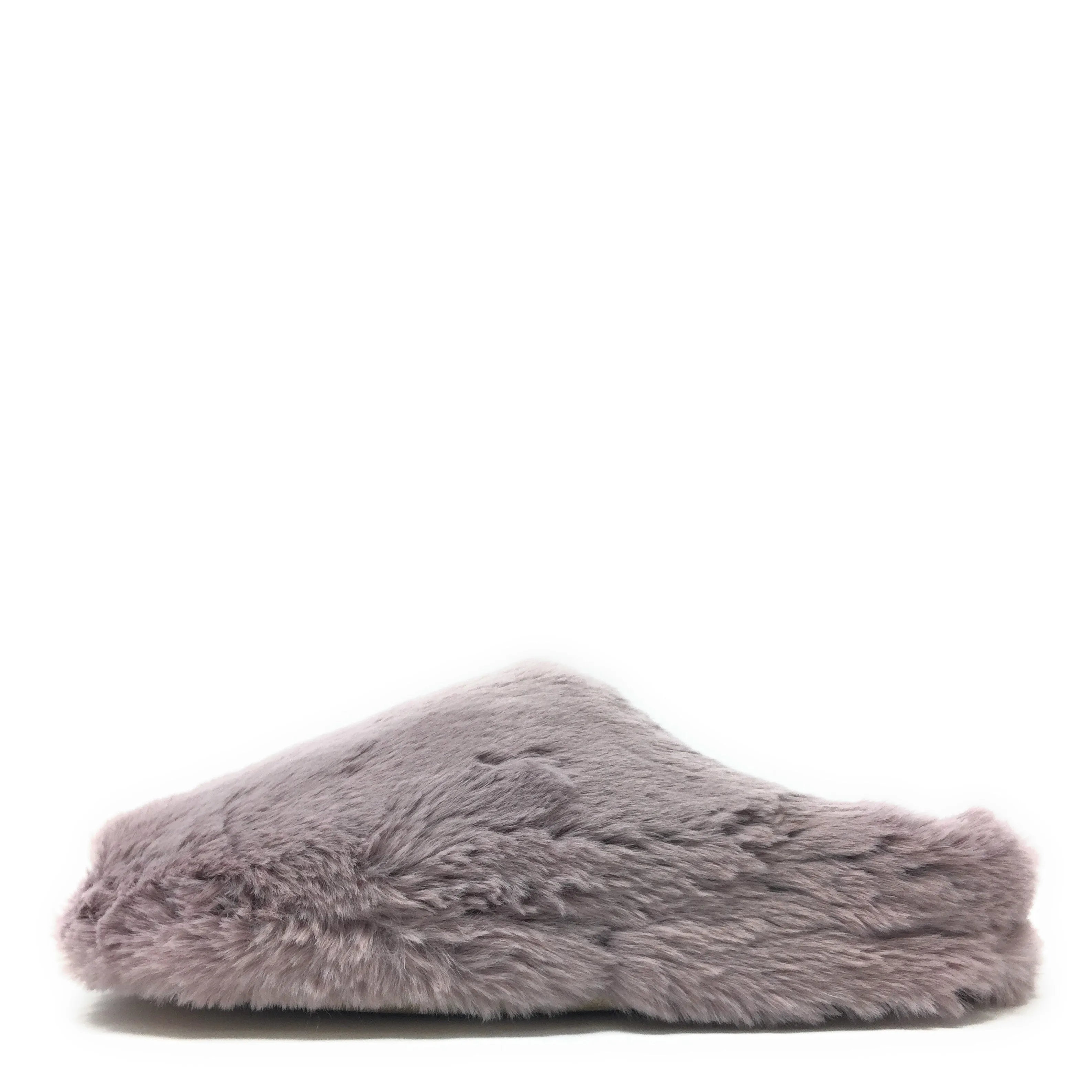 Sabrina Lilac Plush Slip On Slippers