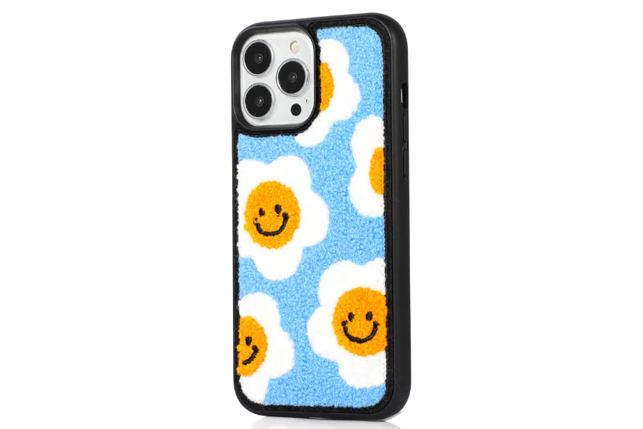 Smiley Fuzzy Phone Case