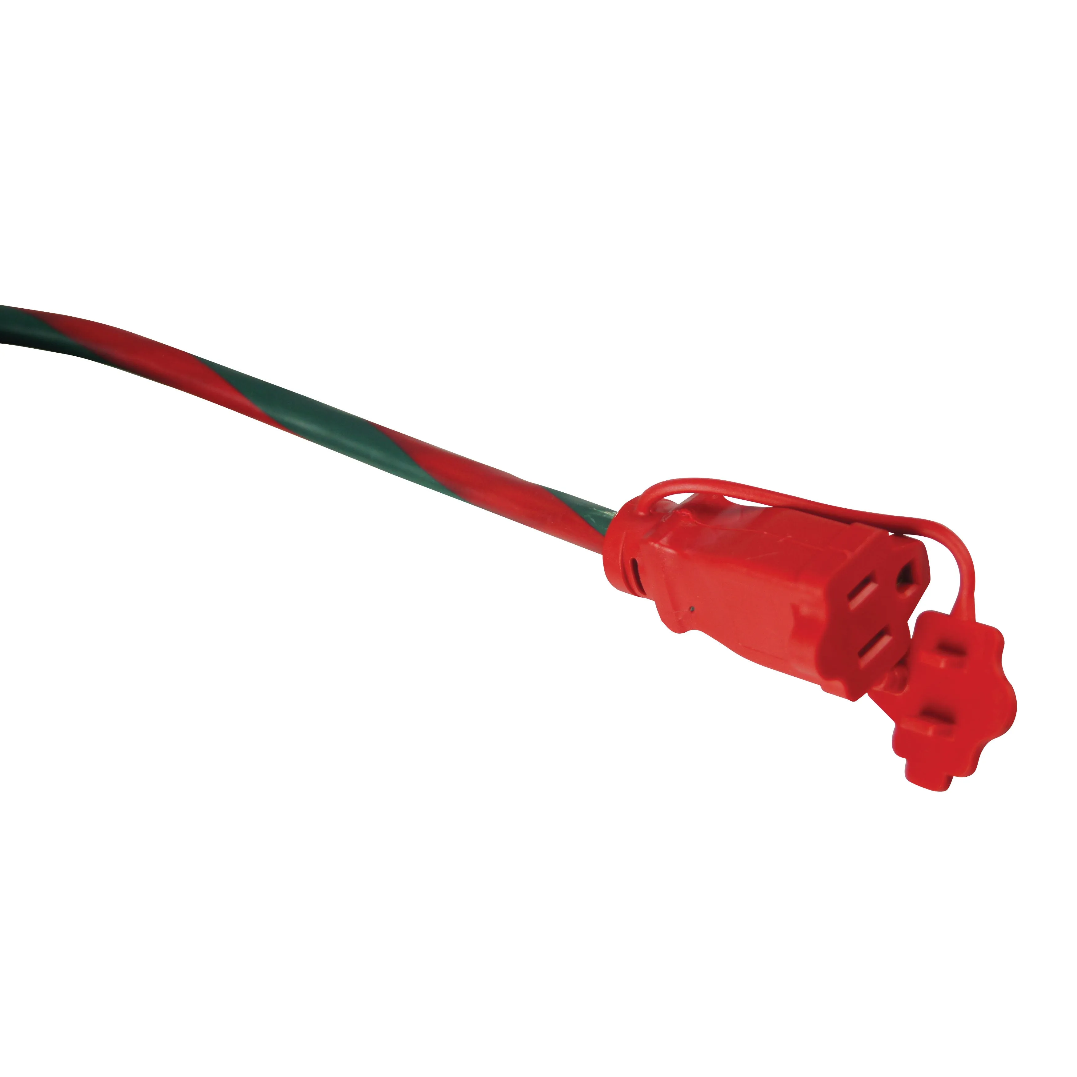 Snow Joe   Sun Joe PJEXT25MO-RG Indoor/Outdoor Extension Cord | 25-Foot | Cord Connect Adapter (Red/Green)