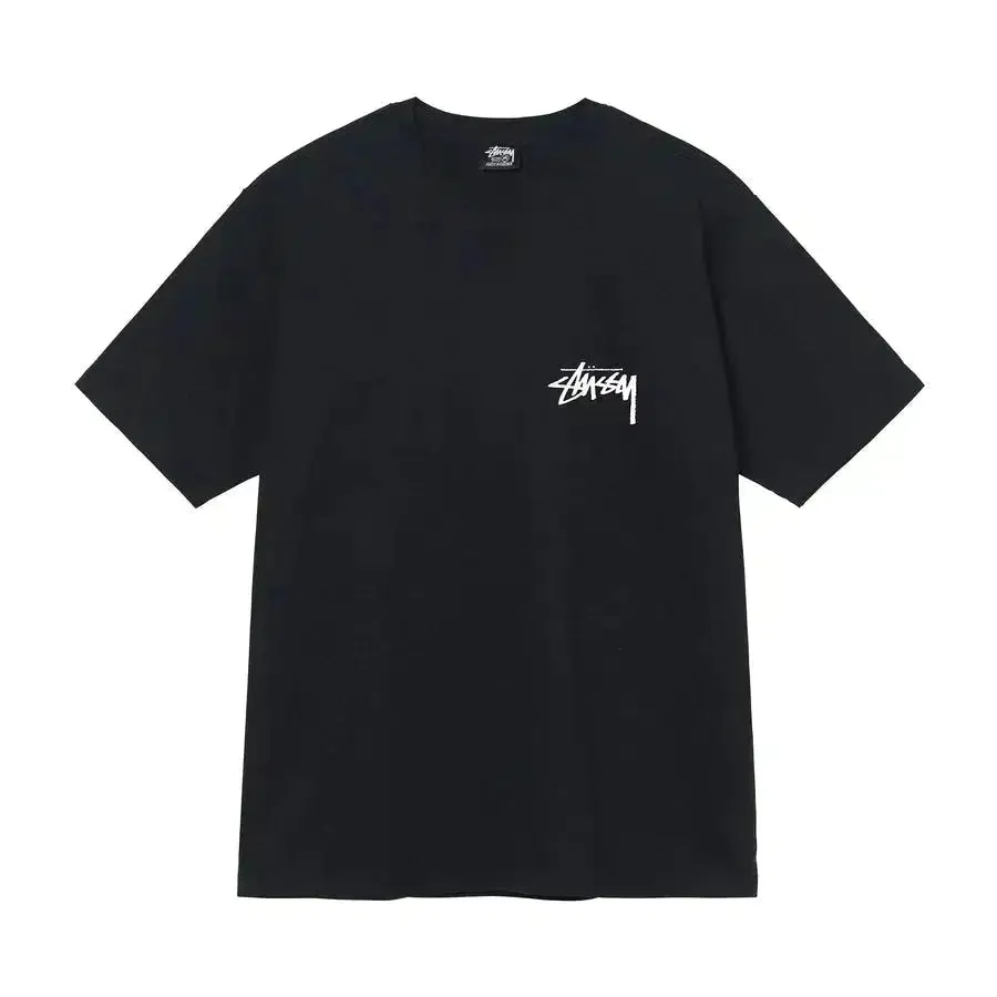 Stussy Fuzzy Dice Tee Black