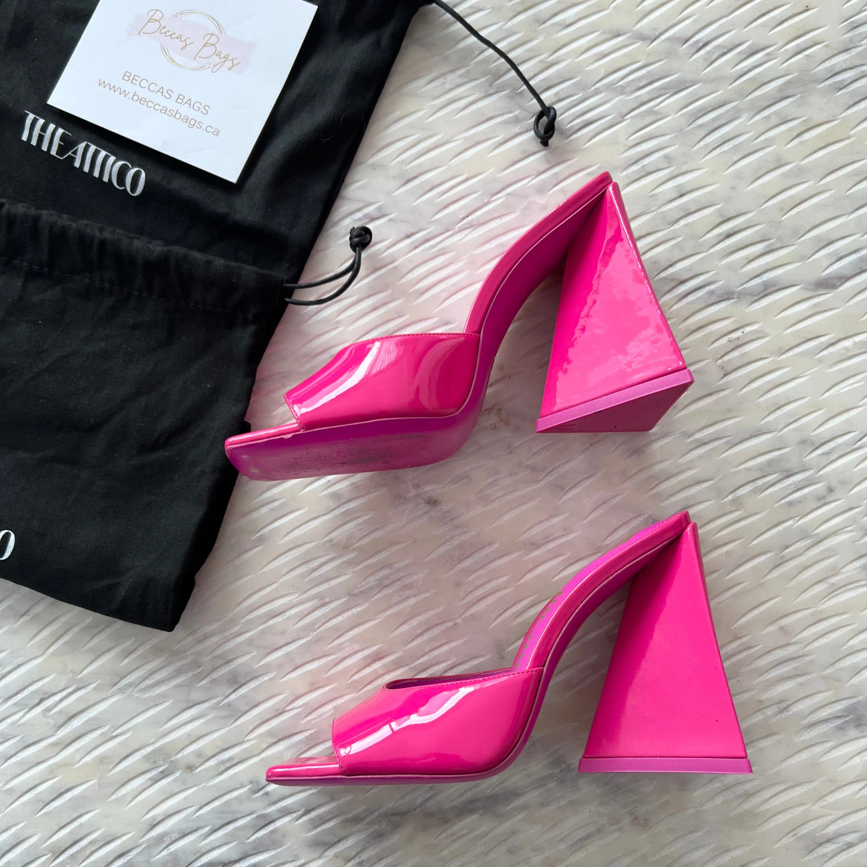 The Attico Devon Slide Heels