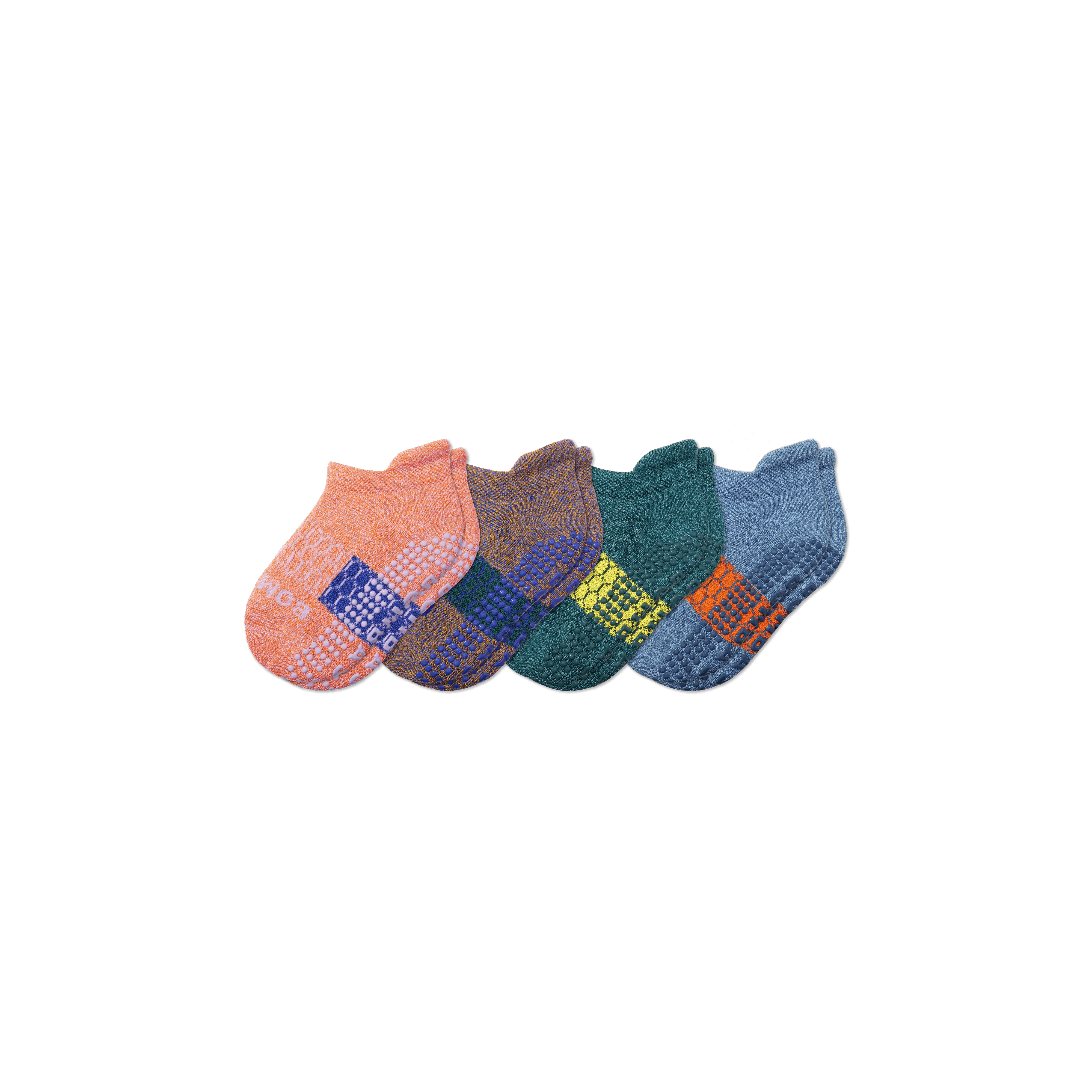 Toddler Gripper Ankle Sock 4-Pack