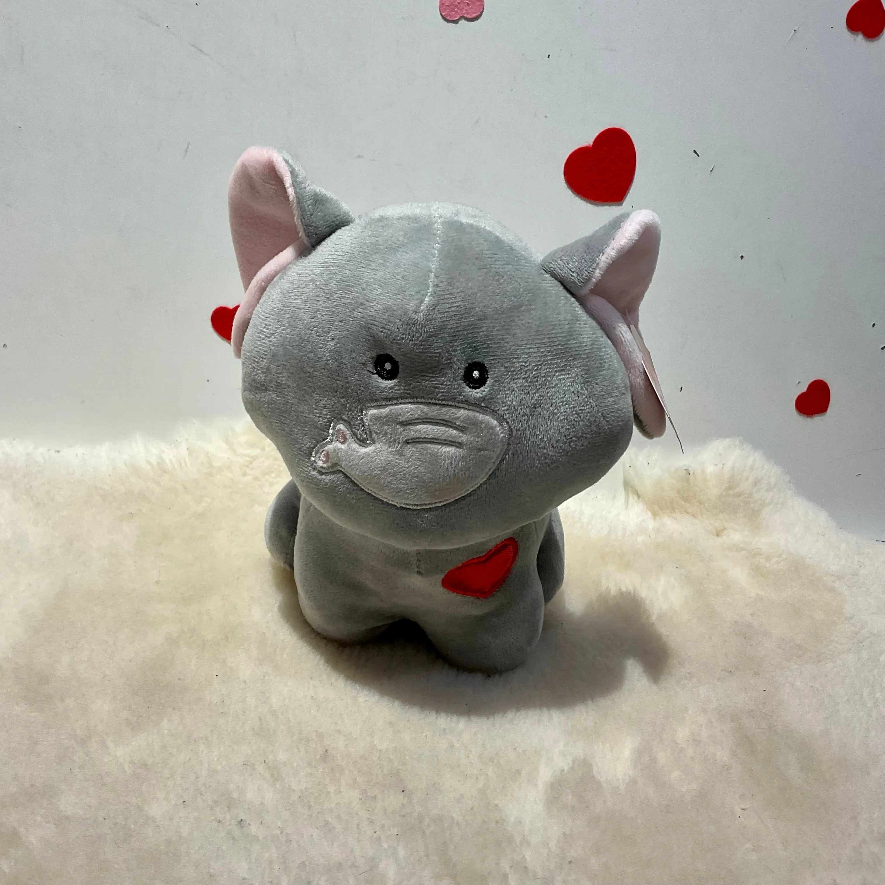 Valentine's Day Elephant TOTS Plush