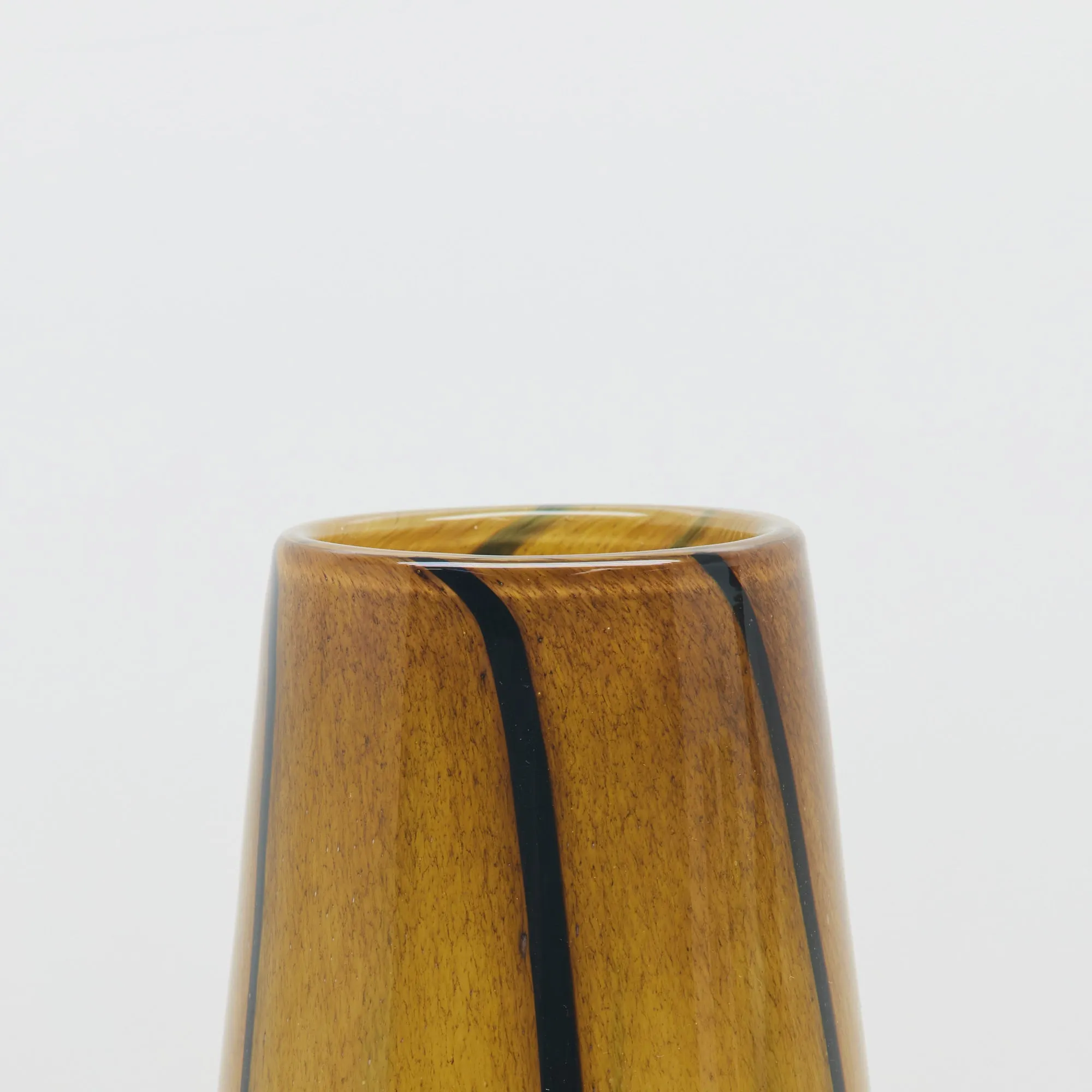 Veda Glass Vase - Amber - Tall