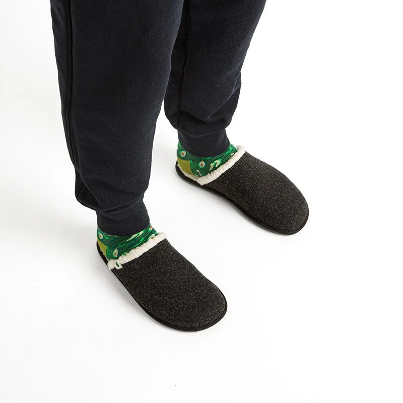 Vegan home slipper black SUS006