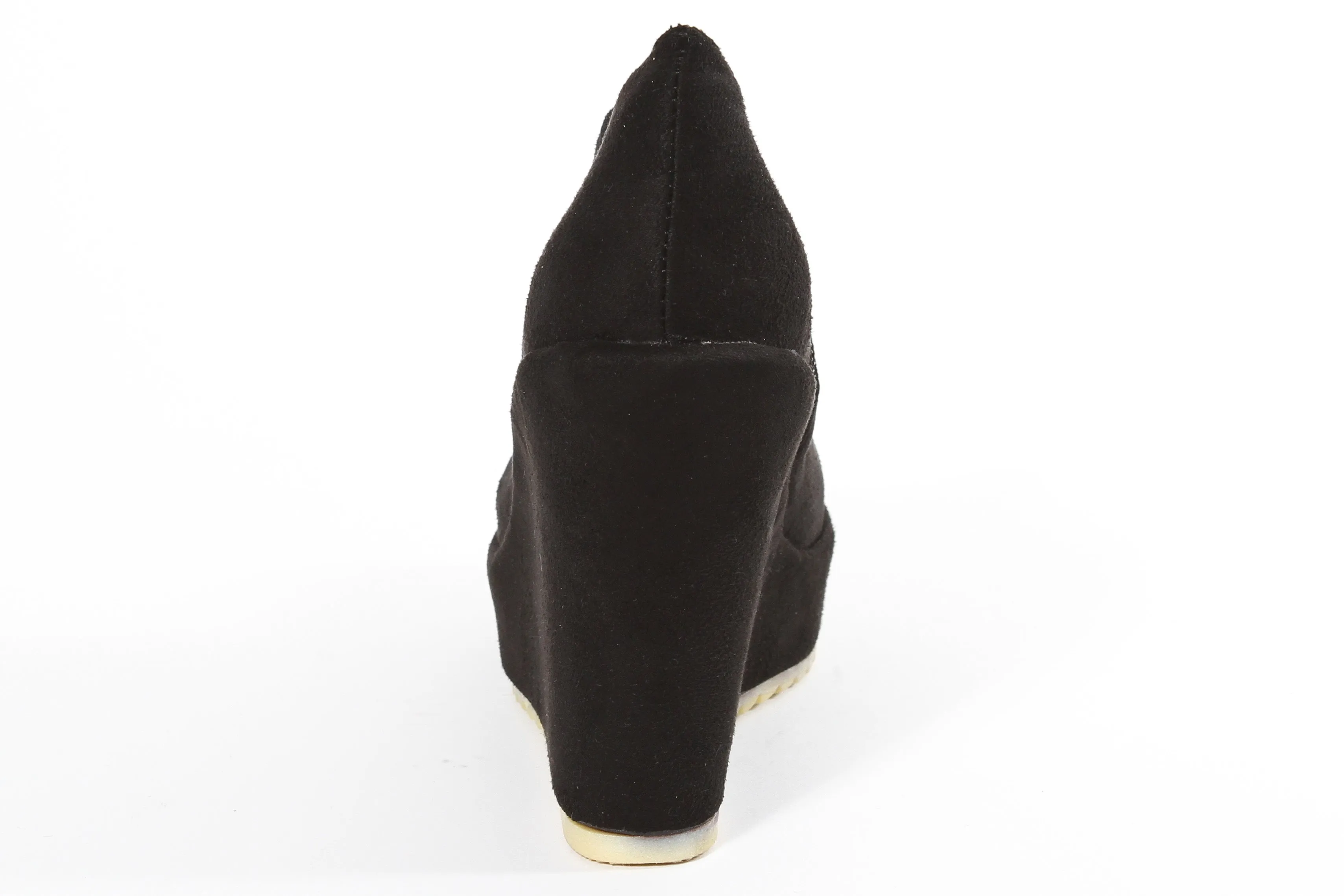 Wedge Plush Bootie