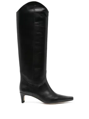 Western Wally Boots in Black