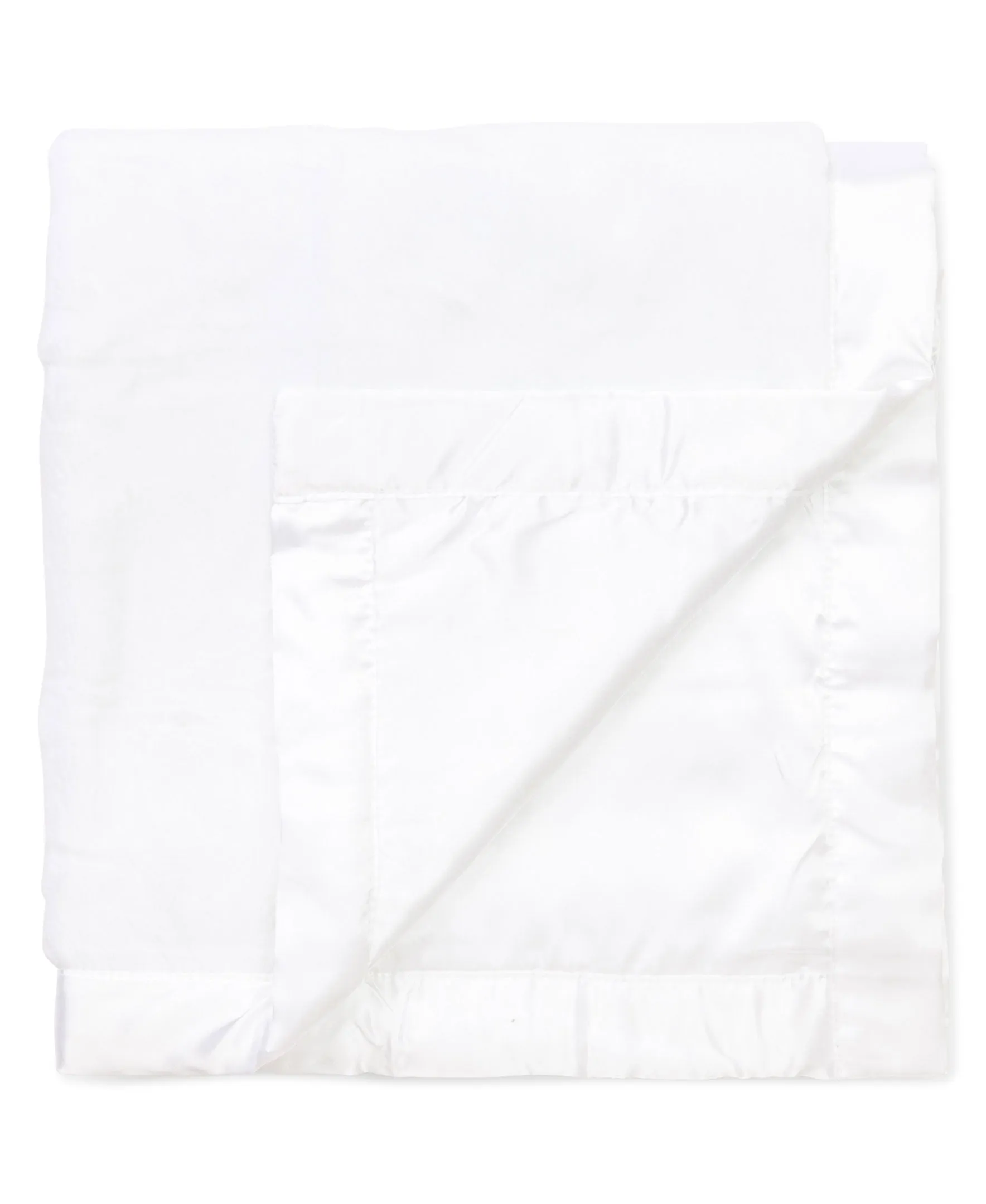 White Plush Receiving Blanket