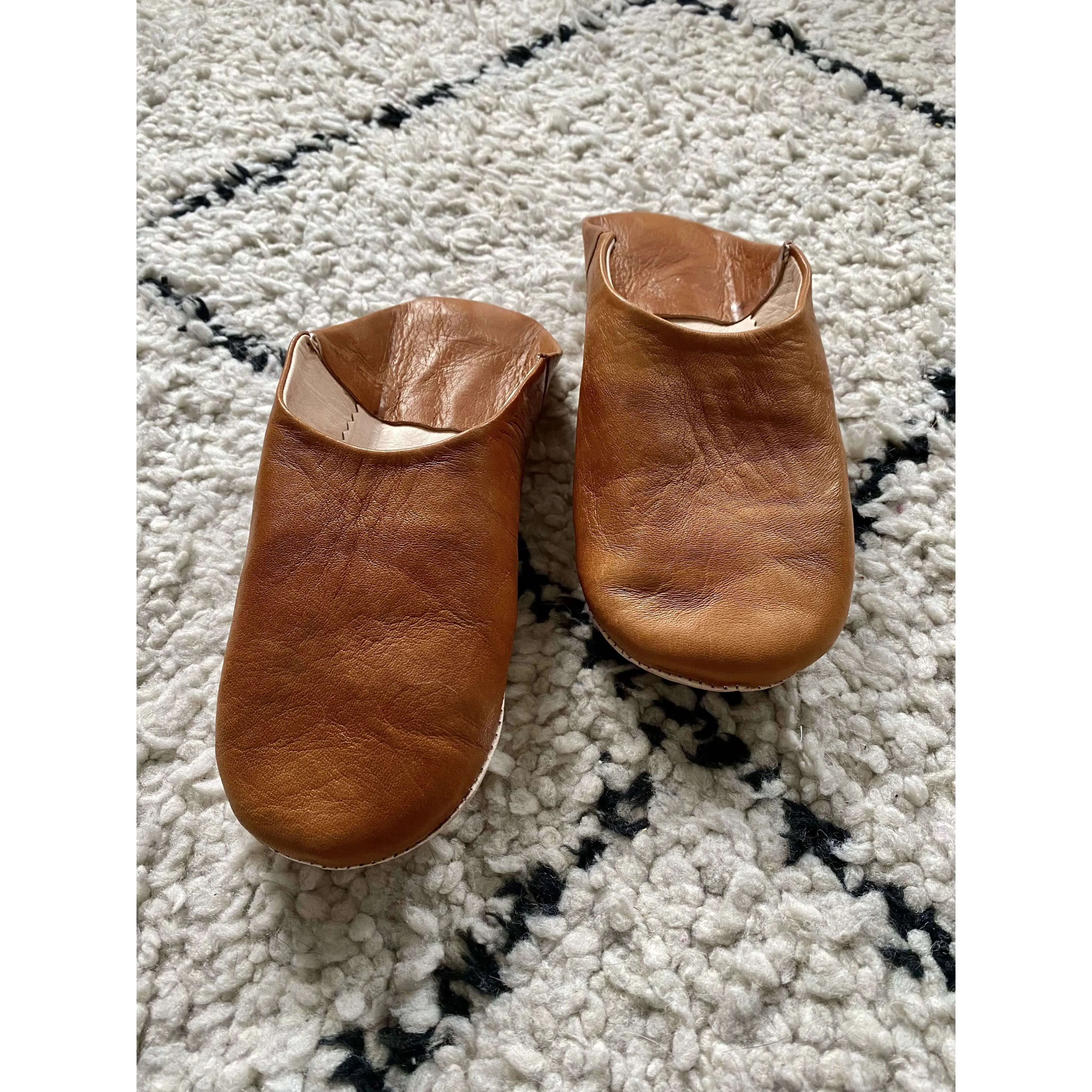 Women Tan Coloured Babouche Slippers