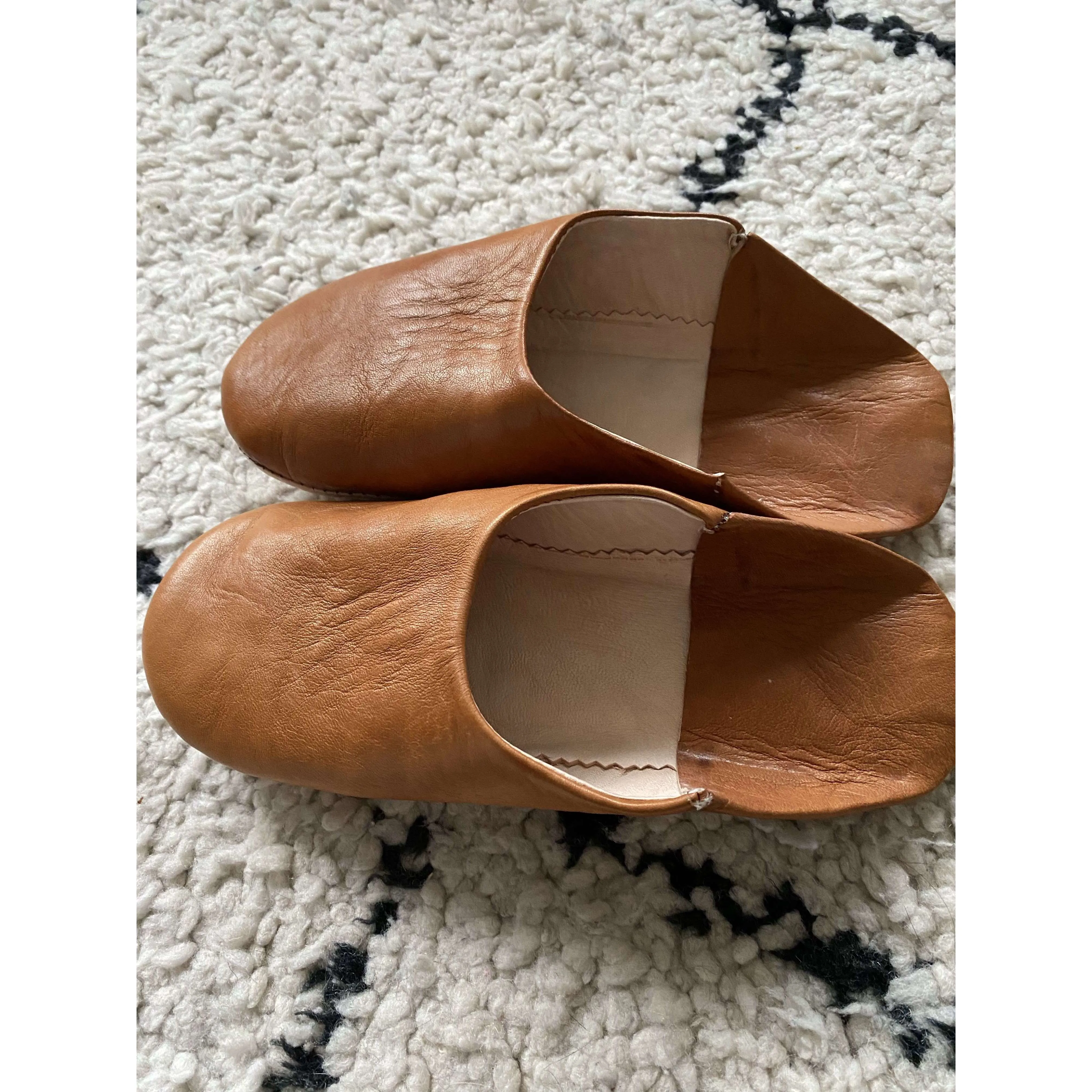 Women Tan Coloured Babouche Slippers