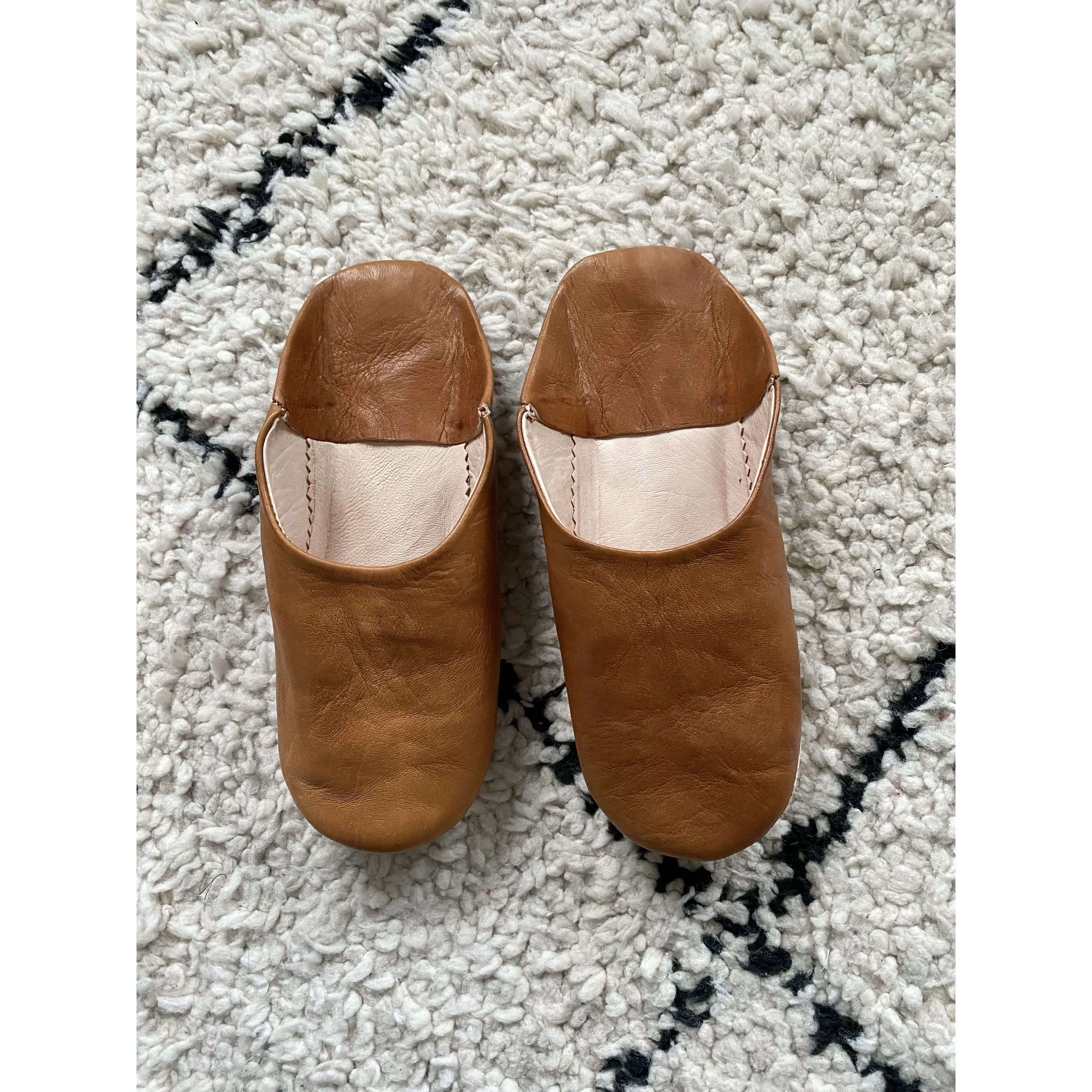 Women Tan Coloured Babouche Slippers