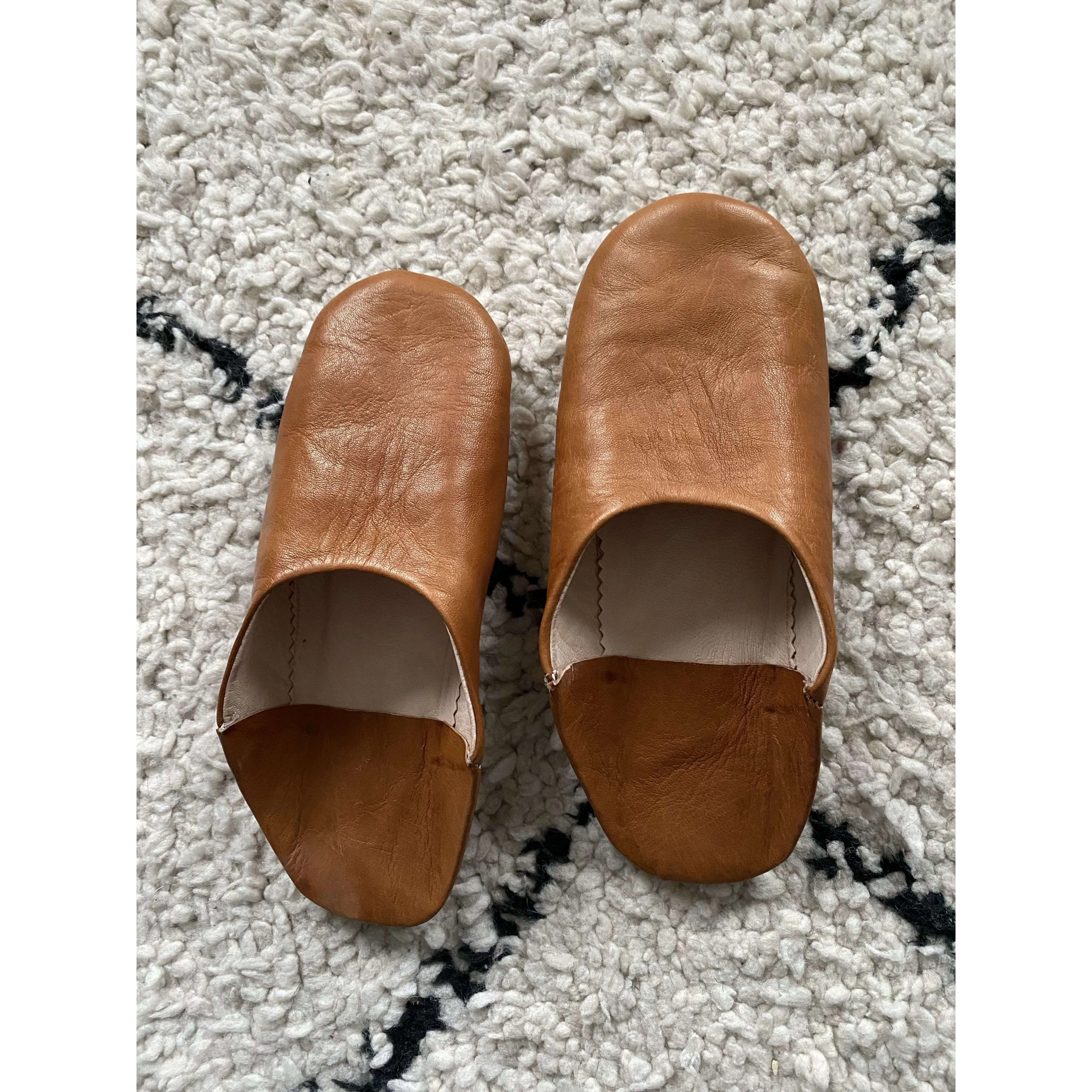 Women Tan Coloured Babouche Slippers